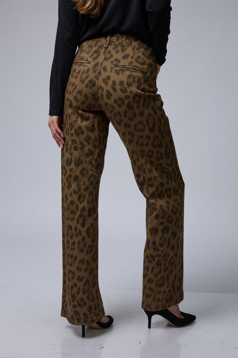 מכנס דריל מנומר