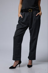 מכנס גומי+חגורה