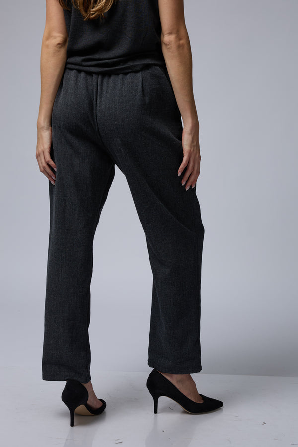 מכנס גומי+חגורה