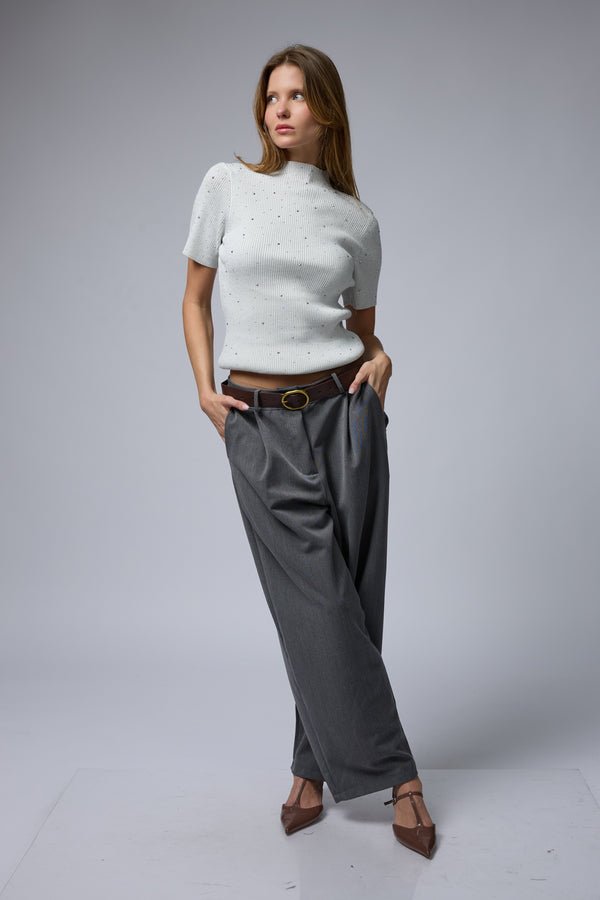 ARIEL מכנס מחוייט+חגורה