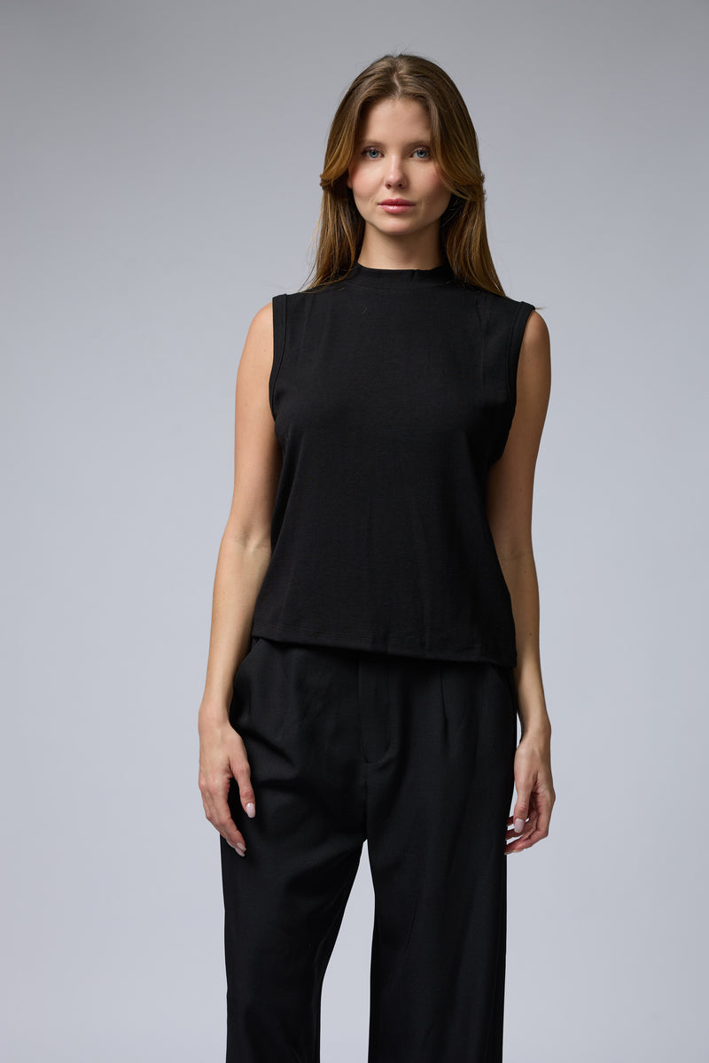 טופ ריב חצי גולף ללא שרוול