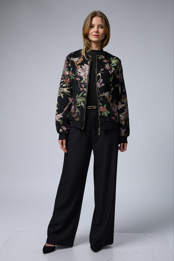 ג'קט רקמה ברוקרד אבנים