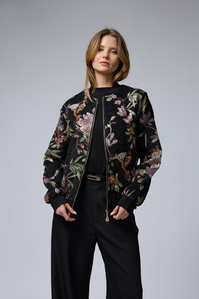 ג'קט רקמה ברוקרד אבנים