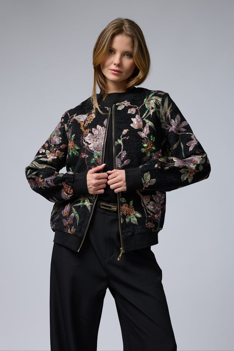 ג'קט רקמה ברוקרד אבנים