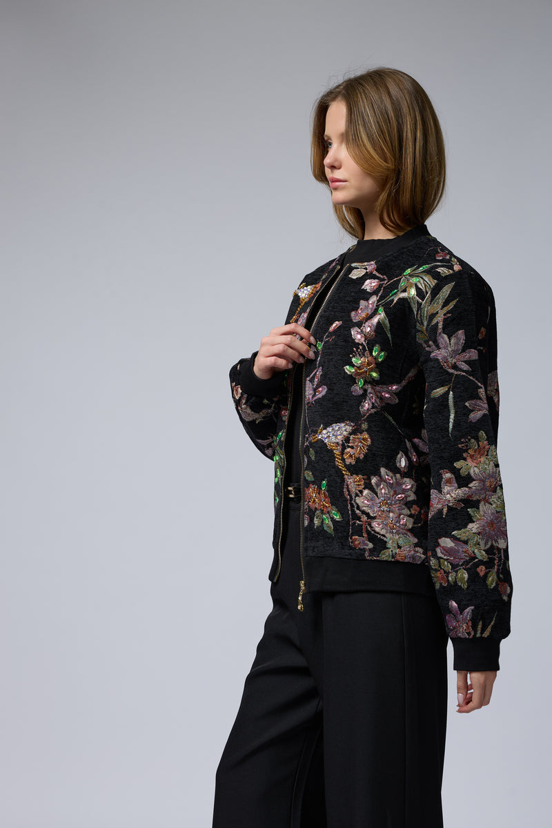 ג'קט רקמה ברוקרד אבנים