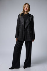 ג'קט משובץ קפוצ'ון קורדרוי