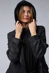 ג'קט משובץ קפוצ'ון קורדרוי