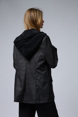 ג'קט משובץ קפוצ'ון קורדרוי