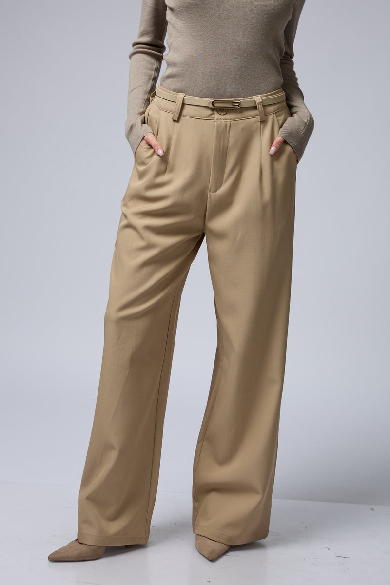 RON מכנס מחוייט חגורת זהב