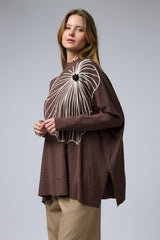 סריג פרח ענק