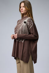 סריג פרח ענק