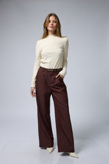 RON מכנס מחוייט חגורת זהב