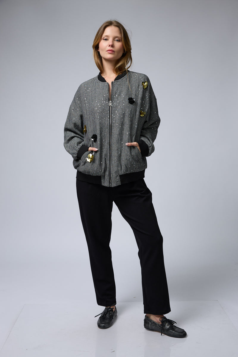 ג'קט פישגרייד פרחים