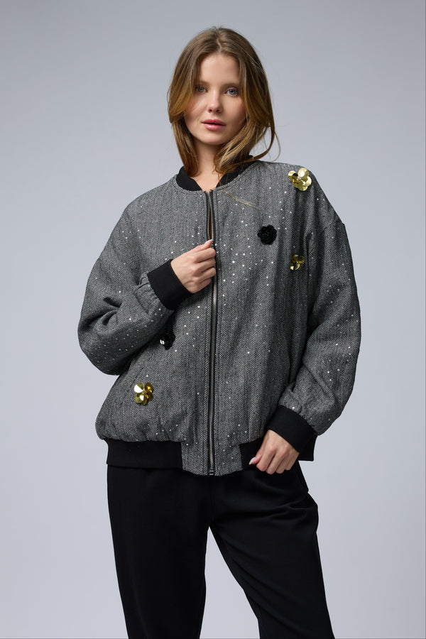 ג'קט פישגרייד פרחים