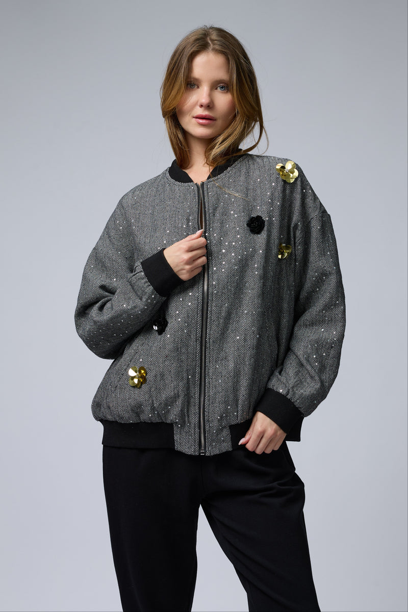 ג'קט פישגרייד פרחים