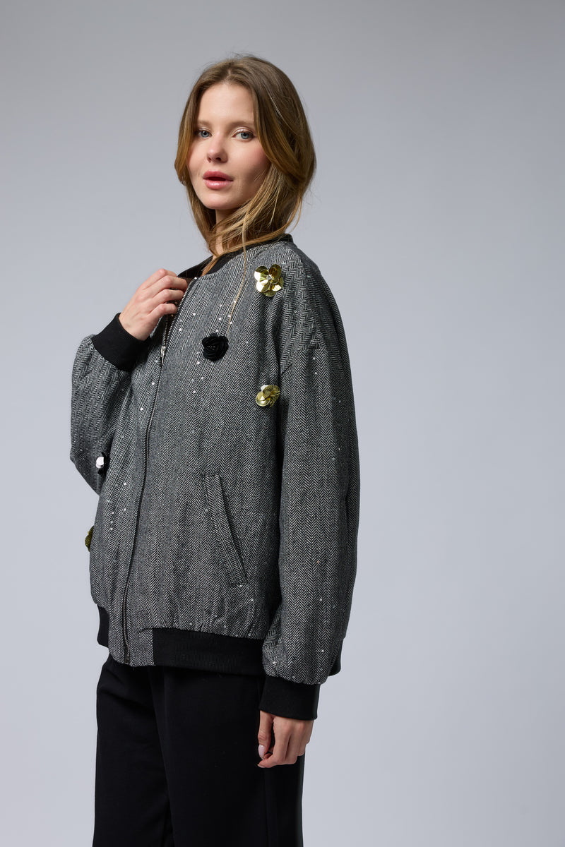 ג'קט פישגרייד פרחים