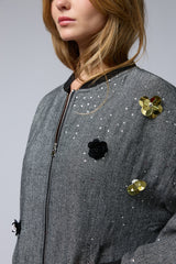 ג'קט פישגרייד פרחים