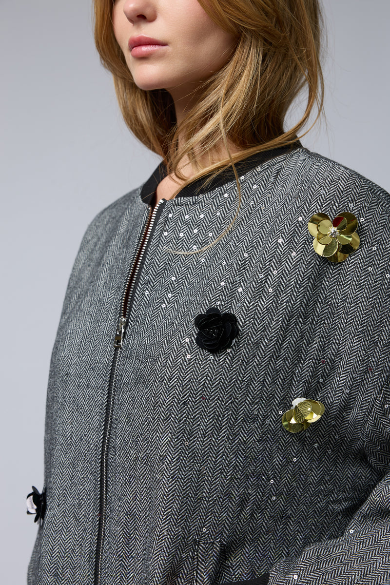 ג'קט פישגרייד פרחים