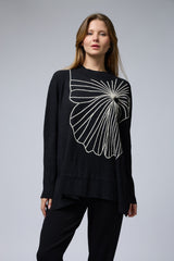 סריג פרח ענק