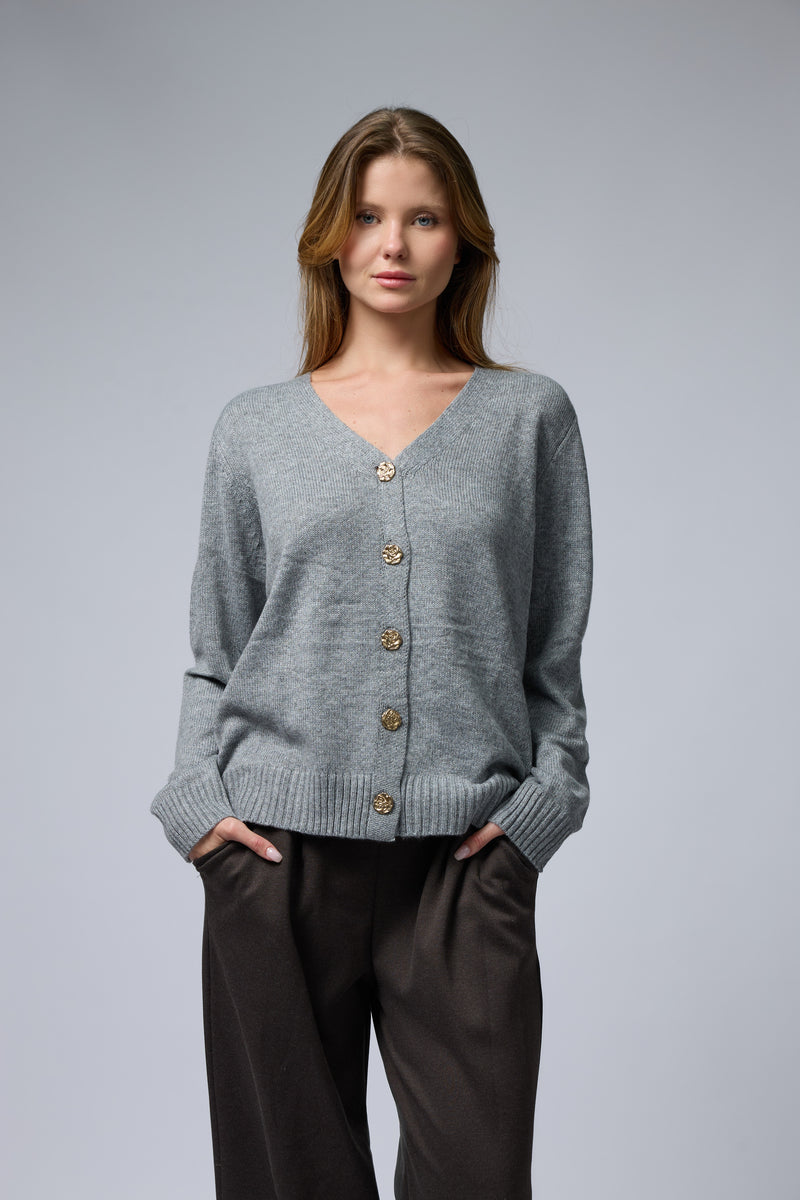 קרדיגן קשמיר כפתורים