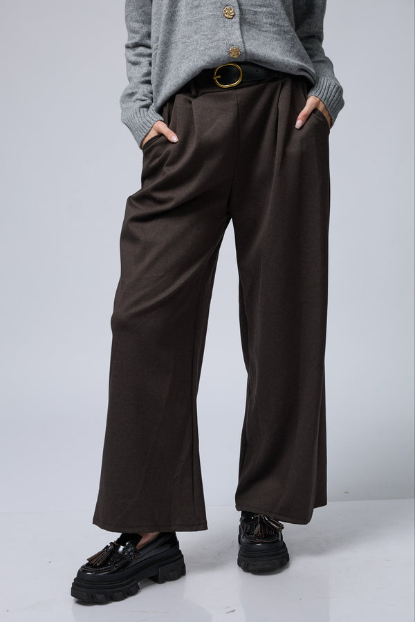 מכנס פנסים רחב+חגורה