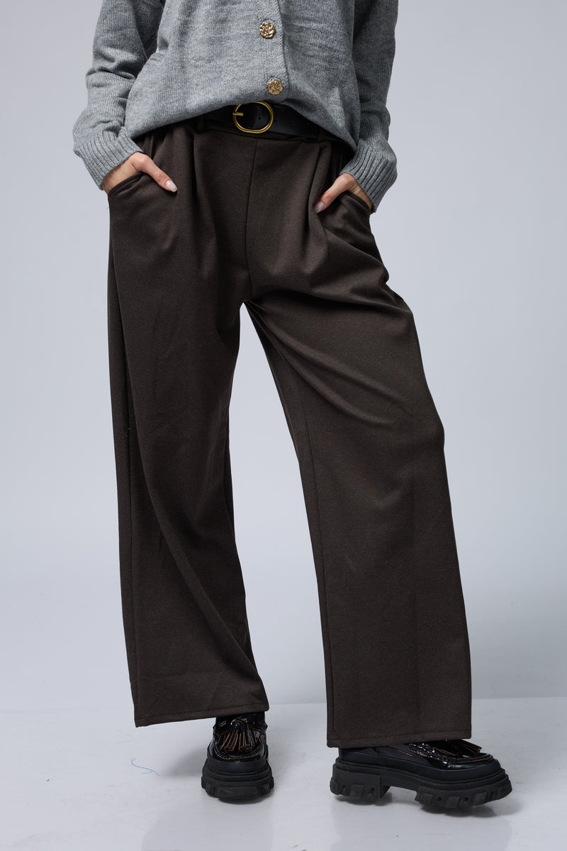 מכנס פנסים רחב+חגורה