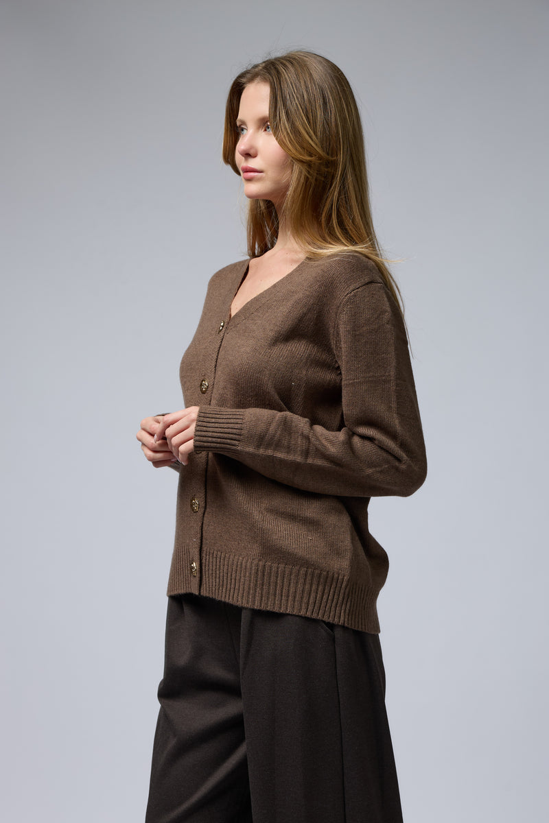 קרדיגן קשמיר כפתורים