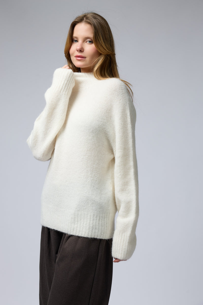 סריג חצי גולף אלפקה