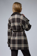 ג'קט משובץ צווארון קורדרוי