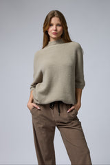 סריג אלפקה שרוול קצר