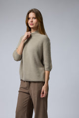 סריג אלפקה שרוול קצר