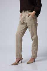 מכנס קורדרוי 2 כיסים+גומי