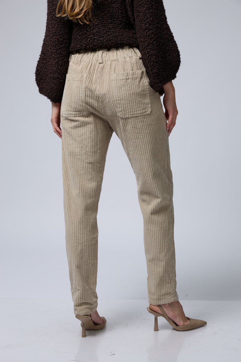 מכנס קורדרוי 2 כיסים+גומי