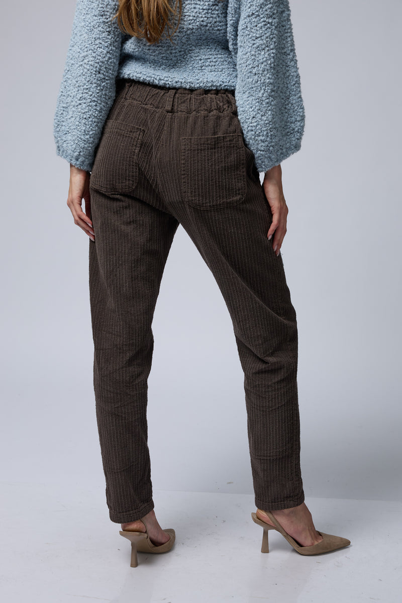 מכנס קורדרוי 2 כיסים+גומי