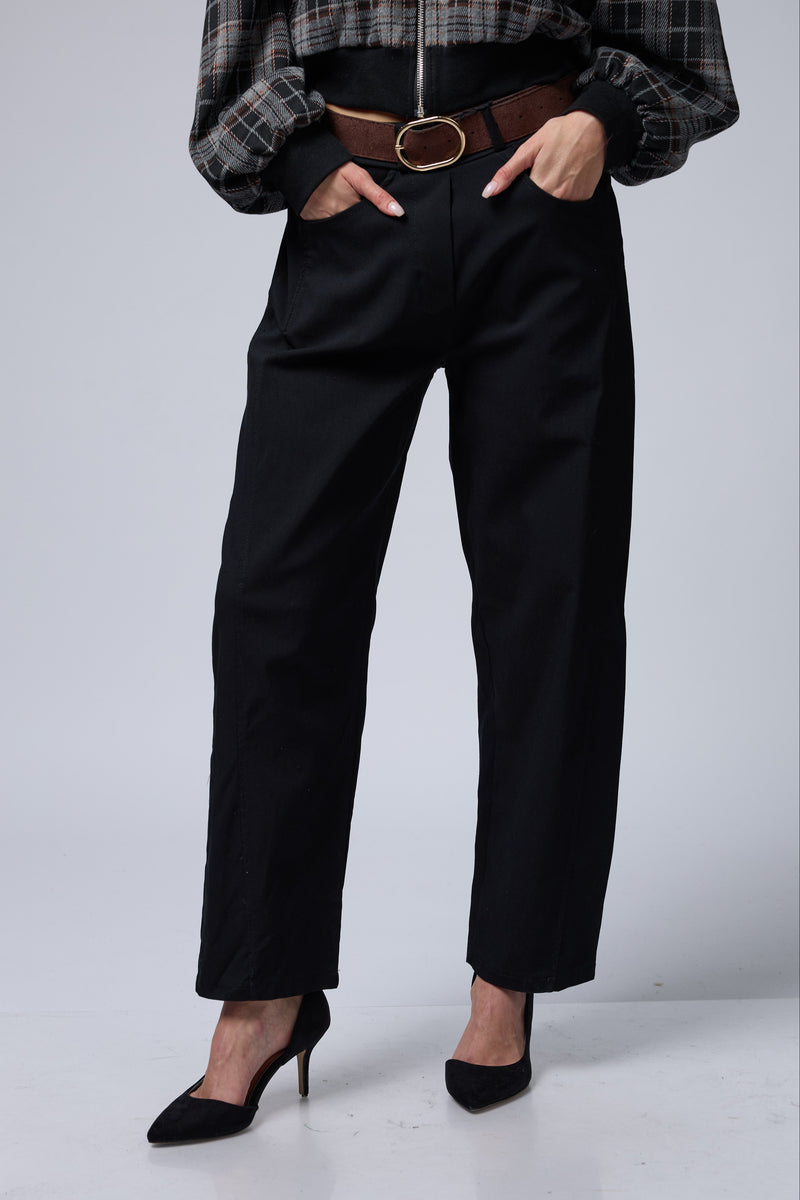 מכנס ויסקוזה+חגורה