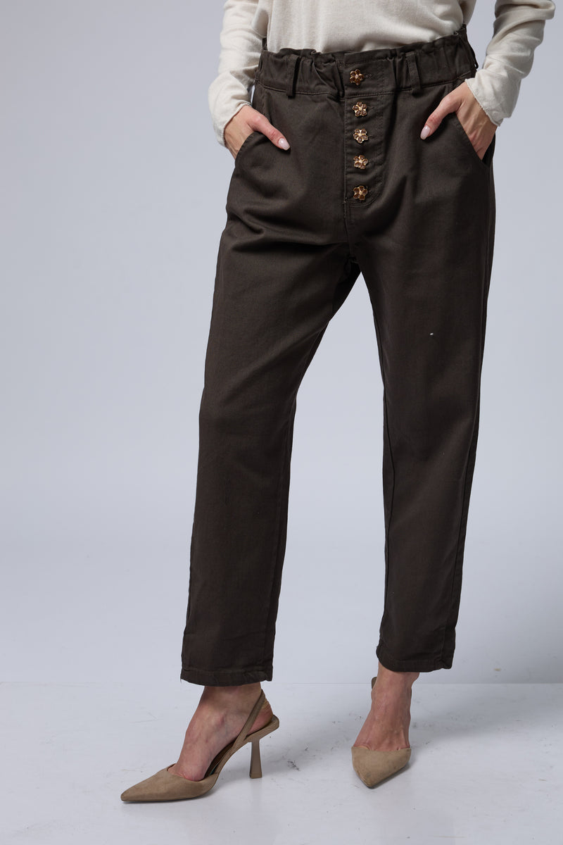 כפתור פרח JIMMY מכנס