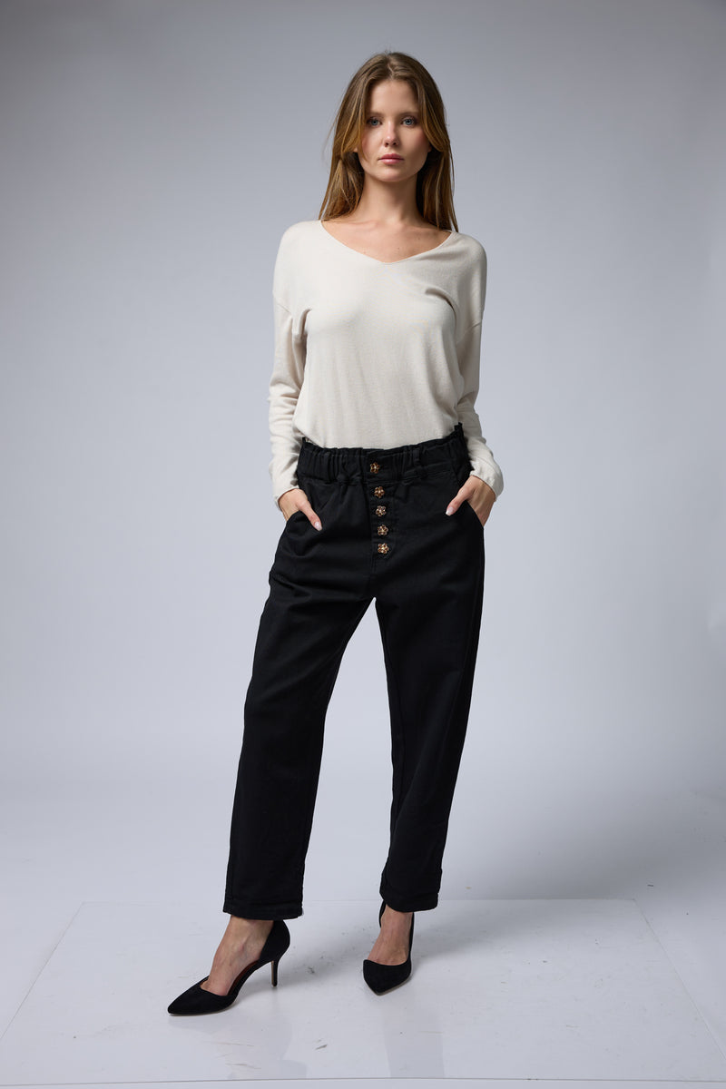 כפתור פרח JIMMY מכנס