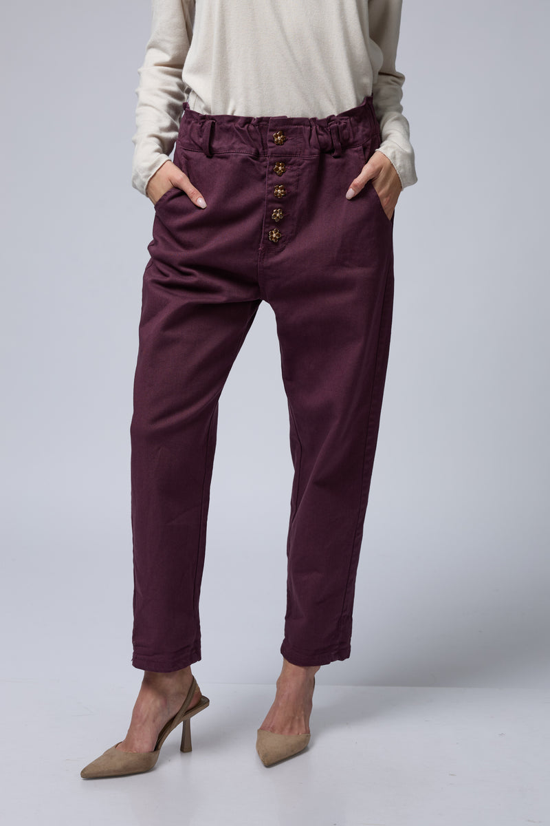 כפתור פרח JIMMY מכנס