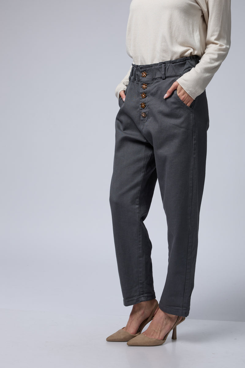 כפתור פרח JIMMY מכנס