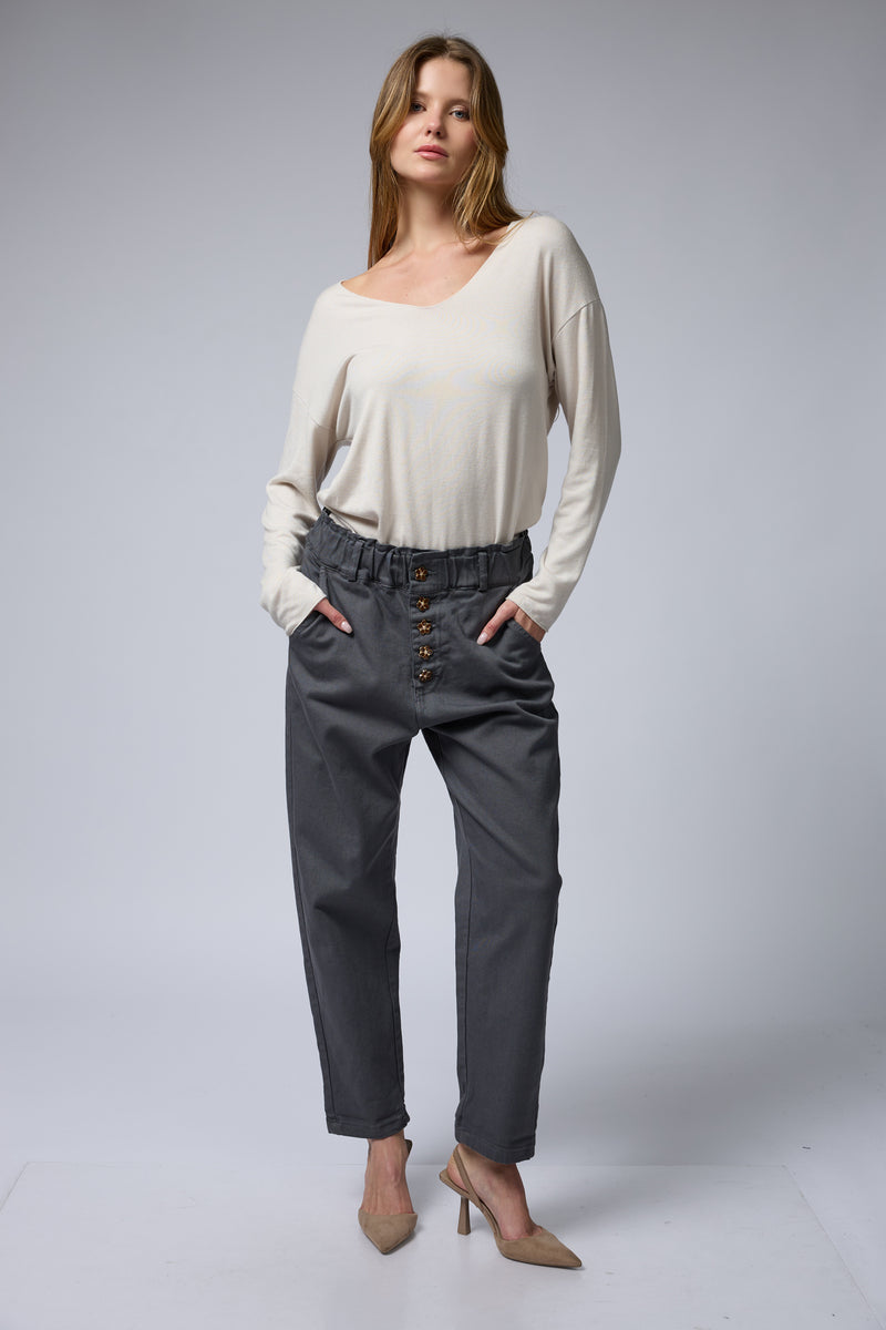 כפתור פרח JIMMY מכנס