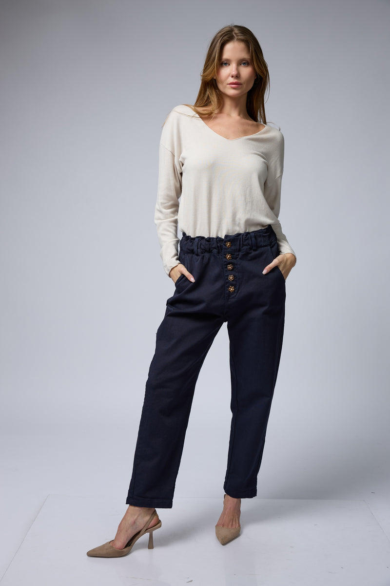 כפתור פרח JIMMY מכנס