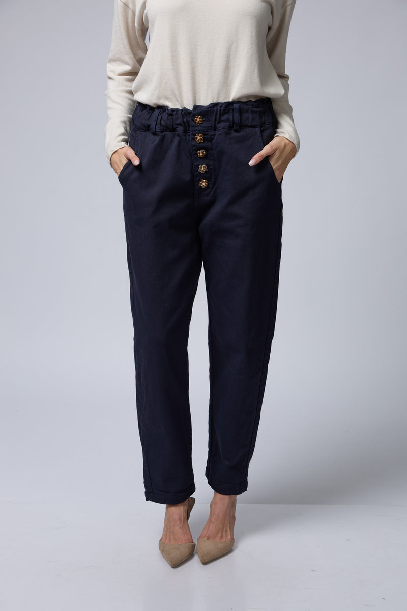 כפתור פרח JIMMY מכנס