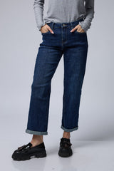 ג'ינס כהה קיפול