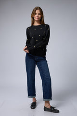 סריג ניקי רקמת לבבות