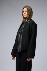 ג'קט צמרי בטנה מנומרת