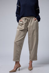 מכנס גומי קטיפה