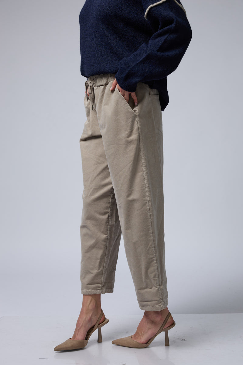 מכנס גומי קטיפה