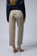 מכנס גומי קטיפה