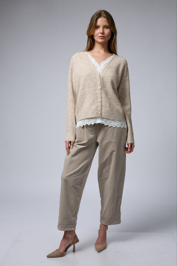 עליונית סריג שילוב תחרה