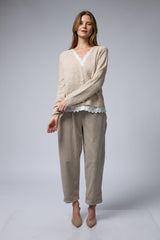 עליונית סריג שילוב תחרה